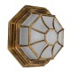 GloboStar® RUBY 00913 Vintage Μεταλλικό Φωτιστικό Πλαφονιέρα Οροφής - Απλίκα Τοίχου από Αλουμίνιο με Ντουί E27 Μονόφωτο Χάλκινο Σκουριά με Γαλακτερό Γυαλί Μ27 x Π27 x Υ12cm GloboStar® RUBY 00913 Vintage Μεταλλικό Φωτιστικό Πλαφονιέρα Οροφής - Απλίκα Τοίχου από Αλουμίνιο με Ντουί E27 Μονόφωτο Χάλκινο Σκουριά με Γαλακτερό Γυαλί Μ27 x Π27 x Υ12cm