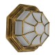 GloboStar® RUBY 00914 Vintage Μεταλλικό Φωτιστικό Πλαφονιέρα Οροφής - Απλίκα Τοίχου από Αλουμίνιο με Ντουί E27 Μονόφωτο Μπρούτζινο Σκουριά με Γαλακτερό Γυαλί Μ27 x Π27 x Υ12cm GloboStar® RUBY 00914 Vintage Μεταλλικό Φωτιστικό Πλαφονιέρα Οροφής - Απλίκα Τοίχου από Αλουμίνιο με Ντουί E27 Μονόφωτο Μπρούτζινο Σκουριά με Γαλακτερό Γυαλί Μ27 x Π27 x Υ12cm