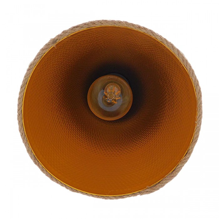 GloboStar® SHANGHAI ROPE 00918 Μοντέρνο Κρεμαστό Φωτιστικό Οροφής Μονόφωτο 1 x E27 με Μπεζ Σχοινί Καμπάνα Φ20 x Υ39cm GloboStar® SHANGHAI ROPE 00918 Μοντέρνο Κρεμαστό Φωτιστικό Οροφής Μονόφωτο 1 x E27 με Μπεζ Σχοινί Καμπάνα Φ20 x Υ39cm