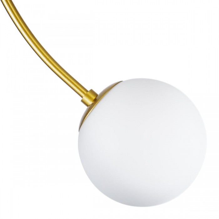 GloboStar® DRIZZLE 00921 Μοντέρνο Φωτιστικό Οροφής Μονόφωτο Χρυσό 100cm με Λευκό Ματ Γυαλί Φ15 x Y100cm GloboStar® DRIZZLE 00921 Μοντέρνο Φωτιστικό Οροφής Μονόφωτο Χρυσό 100cm με Λευκό Ματ Γυαλί Φ15 x Y100cm