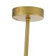 GloboStar® DRIZZLE 00922 Μοντέρνο Φωτιστικό Οροφής Μονόφωτο Χρυσό 70cm με Λευκό Ματ Γυαλί Φ15 x Y70cm GloboStar® DRIZZLE 00922 Μοντέρνο Φωτιστικό Οροφής Μονόφωτο Χρυσό 70cm με Λευκό Ματ Γυαλί Φ15 x Y70cm