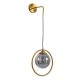 GloboStar® VIENNA 00923 Μοντέρνο Επιτοίχιο Φωτιστικό Απλίκα Μονόφωτο 1 x E27 IP20 Χρυσό Μέταλλο με Ασημί Γυαλί - Μ25 x Π23 x Υ27cm GloboStar® VIENNA 00923 Μοντέρνο Επιτοίχιο Φωτιστικό Απλίκα Μονόφωτο 1 x E27 IP20 Χρυσό Μέταλλο με Ασημί Γυαλί - Μ25 x Π23 x Υ27cm