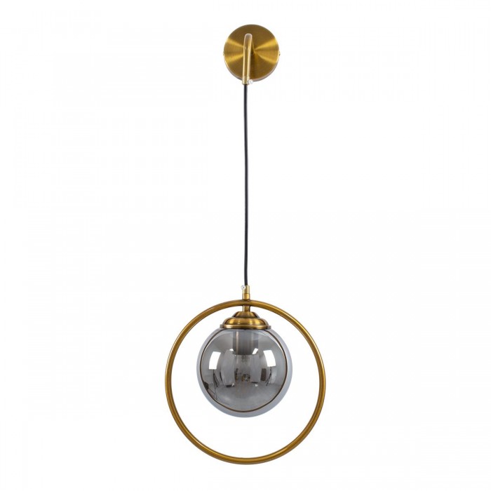GloboStar® VIENNA 00923 Μοντέρνο Επιτοίχιο Φωτιστικό Απλίκα Μονόφωτο 1 x E27 IP20 Χρυσό Μέταλλο με Ασημί Γυαλί - Μ25 x Π23 x Υ27cm GloboStar® VIENNA 00923 Μοντέρνο Επιτοίχιο Φωτιστικό Απλίκα Μονόφωτο 1 x E27 IP20 Χρυσό Μέταλλο με Ασημί Γυαλί - Μ25 x Π23 x Υ27cm