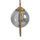 GloboStar® VIENNA 00923 Μοντέρνο Επιτοίχιο Φωτιστικό Απλίκα Μονόφωτο 1 x E27 IP20 Χρυσό Μέταλλο με Ασημί Γυαλί - Μ25 x Π23 x Υ27cm GloboStar® VIENNA 00923 Μοντέρνο Επιτοίχιο Φωτιστικό Απλίκα Μονόφωτο 1 x E27 IP20 Χρυσό Μέταλλο με Ασημί Γυαλί - Μ25 x Π23 x Υ27cm