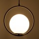 GloboStar® MADRID 00931 Μοντέρνο Κρεμαστό Φωτιστικό Οροφής Μονόφωτο 1 x E27 Μαύρο Μεταλλικό Γυάλινο Μπάλα Μ30 x Π20 x Υ30cm GloboStar® MADRID 00931 Μοντέρνο Κρεμαστό Φωτιστικό Οροφής Μονόφωτο 1 x E27 Μαύρο Μεταλλικό Γυάλινο Μπάλα Μ30 x Π20 x Υ30cm