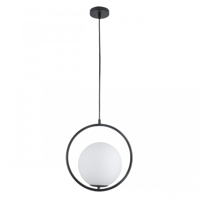 GloboStar® MADRID 00931 Μοντέρνο Κρεμαστό Φωτιστικό Οροφής Μονόφωτο 1 x E27 Μαύρο Μεταλλικό Γυάλινο Μπάλα Μ30 x Π20 x Υ30cm GloboStar® MADRID 00931 Μοντέρνο Κρεμαστό Φωτιστικό Οροφής Μονόφωτο 1 x E27 Μαύρο Μεταλλικό Γυάλινο Μπάλα Μ30 x Π20 x Υ30cm