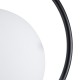 GloboStar® MADRID 00931 Μοντέρνο Κρεμαστό Φωτιστικό Οροφής Μονόφωτο 1 x E27 Μαύρο Μεταλλικό Γυάλινο Μπάλα Μ30 x Π20 x Υ30cm GloboStar® MADRID 00931 Μοντέρνο Κρεμαστό Φωτιστικό Οροφής Μονόφωτο 1 x E27 Μαύρο Μεταλλικό Γυάλινο Μπάλα Μ30 x Π20 x Υ30cm