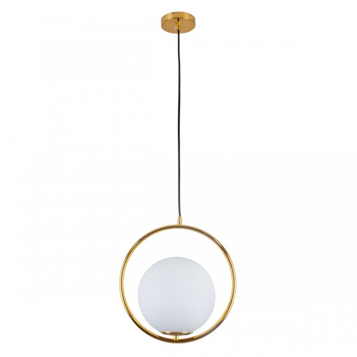 GloboStar® MADRID 00932 Μοντέρνο Κρεμαστό Φωτιστικό Οροφής Μονόφωτο 1 x E27 Χρυσό Μεταλλικό Γυάλινο Μπάλα Μ30 x Π20 x Υ30cm GloboStar® MADRID 00932 Μοντέρνο Κρεμαστό Φωτιστικό Οροφής Μονόφωτο 1 x E27 Χρυσό Μεταλλικό Γυάλινο Μπάλα Μ30 x Π20 x Υ30cm
