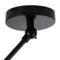 GloboStar® LOTUS 00937 Μοντέρνο Φωτιστικό Οροφής Μονόφωτο Γκρι Ματ Μεταλλικό Καμπάνα Φ30 x Y21cm