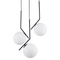 GloboStar® MONROE 00952 Μοντέρνο Κρεμαστό Φωτιστικό Οροφής Τρίφωτο 3 x E27 Μαύρο - Λευκό Μεταλλικό Μπάλα Φ60 x Υ50cm GloboStar® MONROE 00952 Μοντέρνο Κρεμαστό Φωτιστικό Οροφής Τρίφωτο 3 x E27 Μαύρο - Λευκό Μεταλλικό Μπάλα Φ60 x Υ50cm