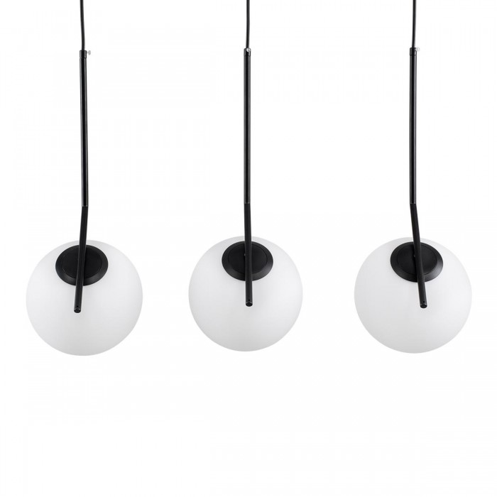 GloboStar® MONROE 00954 Μοντέρνο Κρεμαστό Φωτιστικό Οροφής Τρίφωτο 3 x E27 Μαύρο - Λευκό Μεταλλικό Μπάλα Μ74 x Π25 x Υ50cm GloboStar® MONROE 00954 Μοντέρνο Κρεμαστό Φωτιστικό Οροφής Τρίφωτο 3 x E27 Μαύρο - Λευκό Μεταλλικό Μπάλα Μ74 x Π25 x Υ50cm