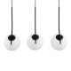 GloboStar® MONROE 00954 Μοντέρνο Κρεμαστό Φωτιστικό Οροφής Τρίφωτο 3 x E27 Μαύρο - Λευκό Μεταλλικό Μπάλα Μ74 x Π25 x Υ50cm GloboStar® MONROE 00954 Μοντέρνο Κρεμαστό Φωτιστικό Οροφής Τρίφωτο 3 x E27 Μαύρο - Λευκό Μεταλλικό Μπάλα Μ74 x Π25 x Υ50cm