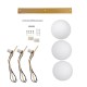 GloboStar® MONROE 00955 Μοντέρνο Κρεμαστό Φωτιστικό Οροφής Τρίφωτο 3 x E27 Χρυσό - Λευκό Μεταλλικό Μπάλα Μ74 x Π25 x Υ50cm GloboStar® MONROE 00955 Μοντέρνο Κρεμαστό Φωτιστικό Οροφής Τρίφωτο 3 x E27 Χρυσό - Λευκό Μεταλλικό Μπάλα Μ74 x Π25 x Υ50cm