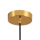 GloboStar® MONROE 00956 Μοντέρνο Κρεμαστό Φωτιστικό Οροφής Μονόφωτο 1 x E27 Χρυσό - Λευκό Μεταλλικό Μπάλα Φ30 x Υ75cm GloboStar® MONROE 00956 Μοντέρνο Κρεμαστό Φωτιστικό Οροφής Μονόφωτο 1 x E27 Χρυσό - Λευκό Μεταλλικό Μπάλα Φ30 x Υ75cm