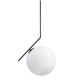 GloboStar® MONROE 00957 Μοντέρνο Κρεμαστό Φωτιστικό Οροφής Μονόφωτο 1 x E27 Μαύρο - Λευκό Μεταλλικό Μπάλα Φ30 x Υ75cm GloboStar® MONROE 00957 Μοντέρνο Κρεμαστό Φωτιστικό Οροφής Μονόφωτο 1 x E27 Μαύρο - Λευκό Μεταλλικό Μπάλα Φ30 x Υ75cm