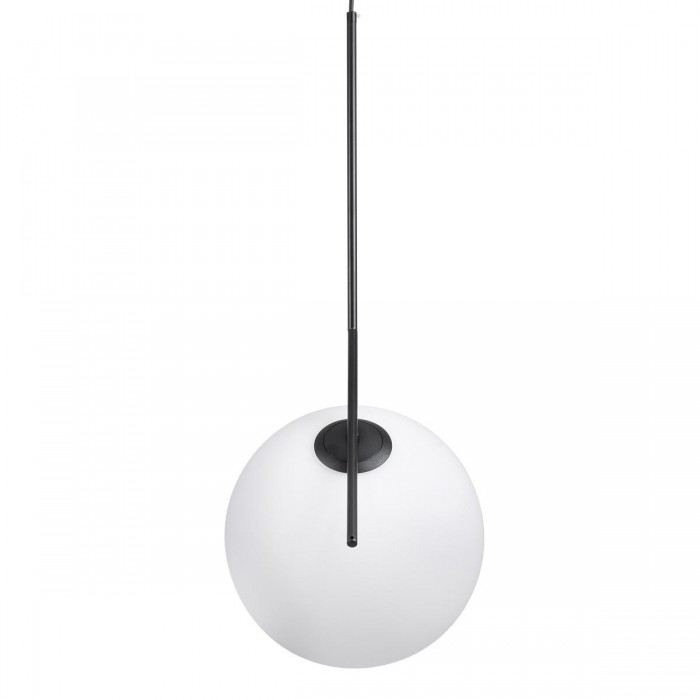 GloboStar® MONROE 00957 Μοντέρνο Κρεμαστό Φωτιστικό Οροφής Μονόφωτο 1 x E27 Μαύρο - Λευκό Μεταλλικό Μπάλα Φ30 x Υ75cm GloboStar® MONROE 00957 Μοντέρνο Κρεμαστό Φωτιστικό Οροφής Μονόφωτο 1 x E27 Μαύρο - Λευκό Μεταλλικό Μπάλα Φ30 x Υ75cm