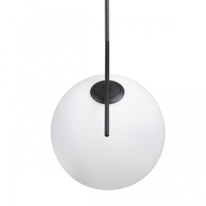 GloboStar® MONROE 00957 Μοντέρνο Κρεμαστό Φωτιστικό Οροφής Μονόφωτο 1 x E27 Μαύρο - Λευκό Μεταλλικό Μπάλα Φ30 x Υ75cm GloboStar® MONROE 00957 Μοντέρνο Κρεμαστό Φωτιστικό Οροφής Μονόφωτο 1 x E27 Μαύρο - Λευκό Μεταλλικό Μπάλα Φ30 x Υ75cm