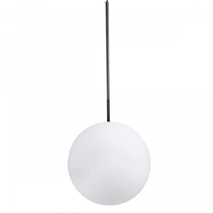 GloboStar® MONROE 00957 Μοντέρνο Κρεμαστό Φωτιστικό Οροφής Μονόφωτο 1 x E27 Μαύρο - Λευκό Μεταλλικό Μπάλα Φ30 x Υ75cm GloboStar® MONROE 00957 Μοντέρνο Κρεμαστό Φωτιστικό Οροφής Μονόφωτο 1 x E27 Μαύρο - Λευκό Μεταλλικό Μπάλα Φ30 x Υ75cm
