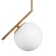 GloboStar® MONROE 00958 Μοντέρνο Κρεμαστό Φωτιστικό Οροφής Μονόφωτο 1 x E27 Χρυσό - Λευκό Μεταλλικό Μπάλα Φ15 x Υ49cm GloboStar® MONROE 00958 Μοντέρνο Κρεμαστό Φωτιστικό Οροφής Μονόφωτο 1 x E27 Χρυσό - Λευκό Μεταλλικό Μπάλα Φ15 x Υ49cm