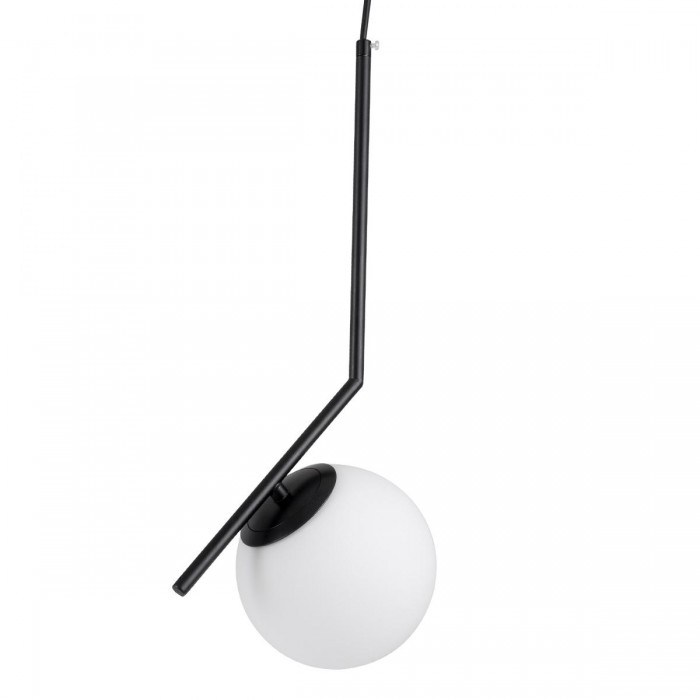 GloboStar® MONROE 00959 Μοντέρνο Κρεμαστό Φωτιστικό Οροφής Μονόφωτο 1 x E27 Μαύρο - Λευκό Μεταλλικό Μπάλα Φ15 x Υ49cm GloboStar® MONROE 00959 Μοντέρνο Κρεμαστό Φωτιστικό Οροφής Μονόφωτο 1 x E27 Μαύρο - Λευκό Μεταλλικό Μπάλα Φ15 x Υ49cm