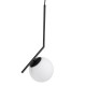 GloboStar® MONROE 00959 Μοντέρνο Κρεμαστό Φωτιστικό Οροφής Μονόφωτο 1 x E27 Μαύρο - Λευκό Μεταλλικό Μπάλα Φ15 x Υ49cm GloboStar® MONROE 00959 Μοντέρνο Κρεμαστό Φωτιστικό Οροφής Μονόφωτο 1 x E27 Μαύρο - Λευκό Μεταλλικό Μπάλα Φ15 x Υ49cm