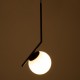 GloboStar® MONROE 00959 Μοντέρνο Κρεμαστό Φωτιστικό Οροφής Μονόφωτο 1 x E27 Μαύρο - Λευκό Μεταλλικό Μπάλα Φ15 x Υ49cm GloboStar® MONROE 00959 Μοντέρνο Κρεμαστό Φωτιστικό Οροφής Μονόφωτο 1 x E27 Μαύρο - Λευκό Μεταλλικό Μπάλα Φ15 x Υ49cm