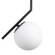 GloboStar® MONROE 00959 Μοντέρνο Κρεμαστό Φωτιστικό Οροφής Μονόφωτο 1 x E27 Μαύρο - Λευκό Μεταλλικό Μπάλα Φ15 x Υ49cm GloboStar® MONROE 00959 Μοντέρνο Κρεμαστό Φωτιστικό Οροφής Μονόφωτο 1 x E27 Μαύρο - Λευκό Μεταλλικό Μπάλα Φ15 x Υ49cm
