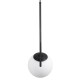 GloboStar® MONROE 00959 Μοντέρνο Κρεμαστό Φωτιστικό Οροφής Μονόφωτο 1 x E27 Μαύρο - Λευκό Μεταλλικό Μπάλα Φ15 x Υ49cm GloboStar® MONROE 00959 Μοντέρνο Κρεμαστό Φωτιστικό Οροφής Μονόφωτο 1 x E27 Μαύρο - Λευκό Μεταλλικό Μπάλα Φ15 x Υ49cm