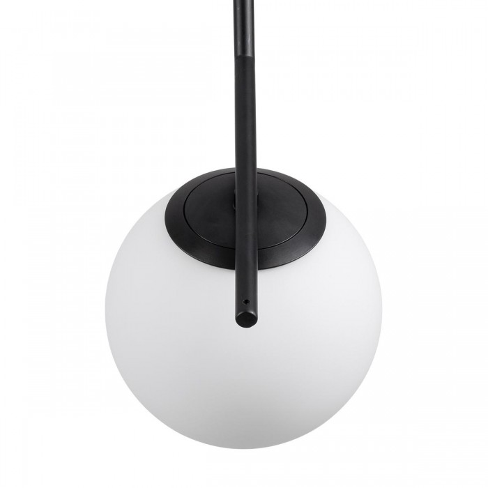 GloboStar® MONROE 00959 Μοντέρνο Κρεμαστό Φωτιστικό Οροφής Μονόφωτο 1 x E27 Μαύρο - Λευκό Μεταλλικό Μπάλα Φ15 x Υ49cm GloboStar® MONROE 00959 Μοντέρνο Κρεμαστό Φωτιστικό Οροφής Μονόφωτο 1 x E27 Μαύρο - Λευκό Μεταλλικό Μπάλα Φ15 x Υ49cm