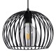 GloboStar® CARTER 00960 Μοντέρνο Industrial Κρεμαστό Φωτιστικό Οροφής Μονόφωτο 1 x E27 Μαύρο με Εκρού Μεταλλικό Πλέγμα Φ28 x Υ23cm GloboStar® CARTER 00960 Μοντέρνο Industrial Κρεμαστό Φωτιστικό Οροφής Μονόφωτο 1 x E27 Μαύρο με Εκρού Μεταλλικό Πλέγμα Φ28 x Υ23cm