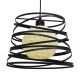 GloboStar® CARTER 00961 Μοντέρνο Industrial Κρεμαστό Φωτιστικό Οροφής Μονόφωτο 1 x E27 Μαύρο με Εκρού Μεταλλικό Πλέγμα Φ32 x Υ25cm GloboStar® CARTER 00961 Μοντέρνο Industrial Κρεμαστό Φωτιστικό Οροφής Μονόφωτο 1 x E27 Μαύρο με Εκρού Μεταλλικό Πλέγμα Φ32 x Υ25cm