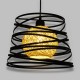 GloboStar® CARTER 00961 Μοντέρνο Industrial Κρεμαστό Φωτιστικό Οροφής Μονόφωτο 1 x E27 Μαύρο με Εκρού Μεταλλικό Πλέγμα Φ32 x Υ25cm GloboStar® CARTER 00961 Μοντέρνο Industrial Κρεμαστό Φωτιστικό Οροφής Μονόφωτο 1 x E27 Μαύρο με Εκρού Μεταλλικό Πλέγμα Φ32 x Υ25cm