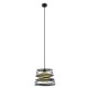 GloboStar® CARTER 00961 Μοντέρνο Industrial Κρεμαστό Φωτιστικό Οροφής Μονόφωτο 1 x E27 Μαύρο με Εκρού Μεταλλικό Πλέγμα Φ32 x Υ25cm GloboStar® CARTER 00961 Μοντέρνο Industrial Κρεμαστό Φωτιστικό Οροφής Μονόφωτο 1 x E27 Μαύρο με Εκρού Μεταλλικό Πλέγμα Φ32 x Υ25cm