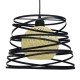 GloboStar® CARTER 00961 Μοντέρνο Industrial Κρεμαστό Φωτιστικό Οροφής Μονόφωτο 1 x E27 Μαύρο με Εκρού Μεταλλικό Πλέγμα Φ32 x Υ25cm GloboStar® CARTER 00961 Μοντέρνο Industrial Κρεμαστό Φωτιστικό Οροφής Μονόφωτο 1 x E27 Μαύρο με Εκρού Μεταλλικό Πλέγμα Φ32 x Υ25cm
