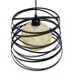 GloboStar® CARTER 00961 Μοντέρνο Industrial Κρεμαστό Φωτιστικό Οροφής Μονόφωτο 1 x E27 Μαύρο με Εκρού Μεταλλικό Πλέγμα Φ32 x Υ25cm GloboStar® CARTER 00961 Μοντέρνο Industrial Κρεμαστό Φωτιστικό Οροφής Μονόφωτο 1 x E27 Μαύρο με Εκρού Μεταλλικό Πλέγμα Φ32 x Υ25cm