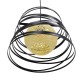 GloboStar® CARTER 00961 Μοντέρνο Industrial Κρεμαστό Φωτιστικό Οροφής Μονόφωτο 1 x E27 Μαύρο με Εκρού Μεταλλικό Πλέγμα Φ32 x Υ25cm GloboStar® CARTER 00961 Μοντέρνο Industrial Κρεμαστό Φωτιστικό Οροφής Μονόφωτο 1 x E27 Μαύρο με Εκρού Μεταλλικό Πλέγμα Φ32 x Υ25cm