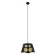 GloboStar® CARTER 00962 Μοντέρνο Industrial Κρεμαστό Φωτιστικό Οροφής Μονόφωτο 1 x E27 Μαύρο με Εκρού Μεταλλικό Πλέγμα Μ28 x Π28 x Υ22cm GloboStar® CARTER 00962 Μοντέρνο Industrial Κρεμαστό Φωτιστικό Οροφής Μονόφωτο 1 x E27 Μαύρο με Εκρού Μεταλλικό Πλέγμα Μ28 x Π28 x Υ22cm