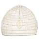 GloboStar® MALIBU 00965 Vintage Κρεμαστό Φωτιστικό Οροφής Μονόφωτο 1 x E27 Λευκό Ξύλινο Μπαμπού Φ100 x Y86cm GloboStar® MALIBU 00965 Vintage Κρεμαστό Φωτιστικό Οροφής Μονόφωτο 1 x E27 Λευκό Ξύλινο Μπαμπού Φ100 x Y86cm
