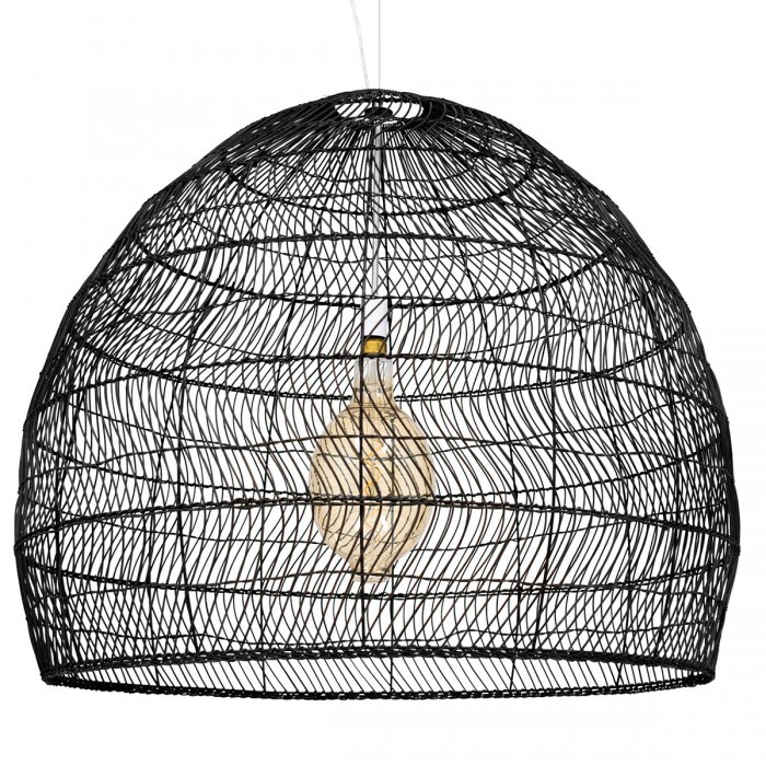 GloboStar® MALIBU 00966 Vintage Κρεμαστό Φωτιστικό Οροφής Μονόφωτο 1 x E27 Μαύρο Ξύλινο Μπαμπού Φ100 x Y86cm GloboStar® MALIBU 00966 Vintage Κρεμαστό Φωτιστικό Οροφής Μονόφωτο 1 x E27 Μαύρο Ξύλινο Μπαμπού Φ100 x Y86cm