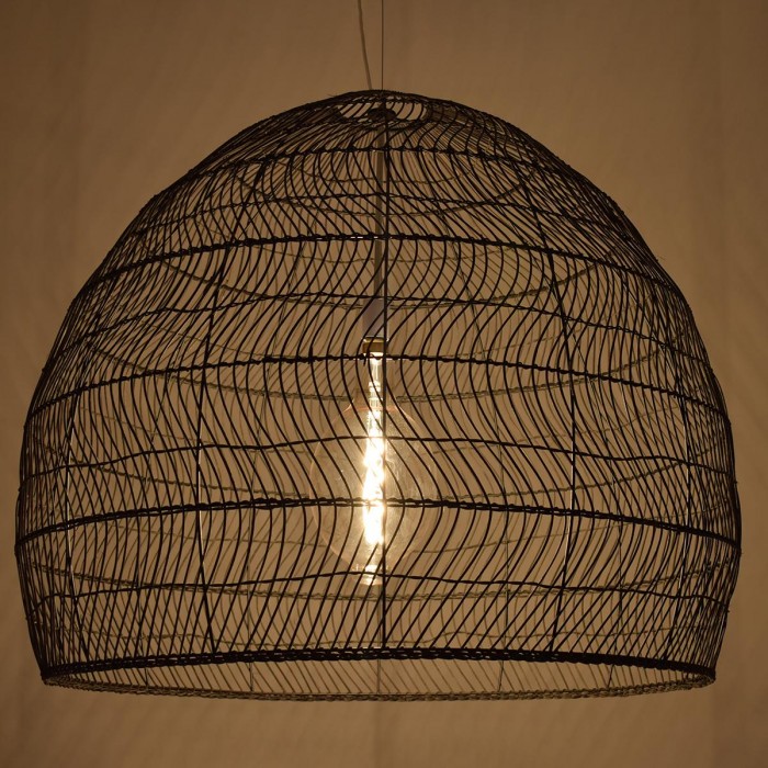 GloboStar® MALIBU 00966 Vintage Κρεμαστό Φωτιστικό Οροφής Μονόφωτο 1 x E27 Μαύρο Ξύλινο Μπαμπού Φ100 x Y86cm GloboStar® MALIBU 00966 Vintage Κρεμαστό Φωτιστικό Οροφής Μονόφωτο 1 x E27 Μαύρο Ξύλινο Μπαμπού Φ100 x Y86cm