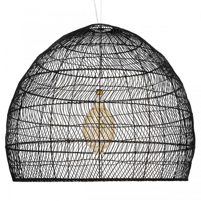 GloboStar® MALIBU 00966 Vintage Κρεμαστό Φωτιστικό Οροφής Μονόφωτο 1 x E27 Μαύρο Ξύλινο Μπαμπού Φ100 x Y86cm GloboStar® MALIBU 00966 Vintage Κρεμαστό Φωτιστικό Οροφής Μονόφωτο 1 x E27 Μαύρο Ξύλινο Μπαμπού Φ100 x Y86cm