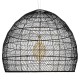 GloboStar® MALIBU 00966 Vintage Κρεμαστό Φωτιστικό Οροφής Μονόφωτο 1 x E27 Μαύρο Ξύλινο Μπαμπού Φ100 x Y86cm GloboStar® MALIBU 00966 Vintage Κρεμαστό Φωτιστικό Οροφής Μονόφωτο 1 x E27 Μαύρο Ξύλινο Μπαμπού Φ100 x Y86cm