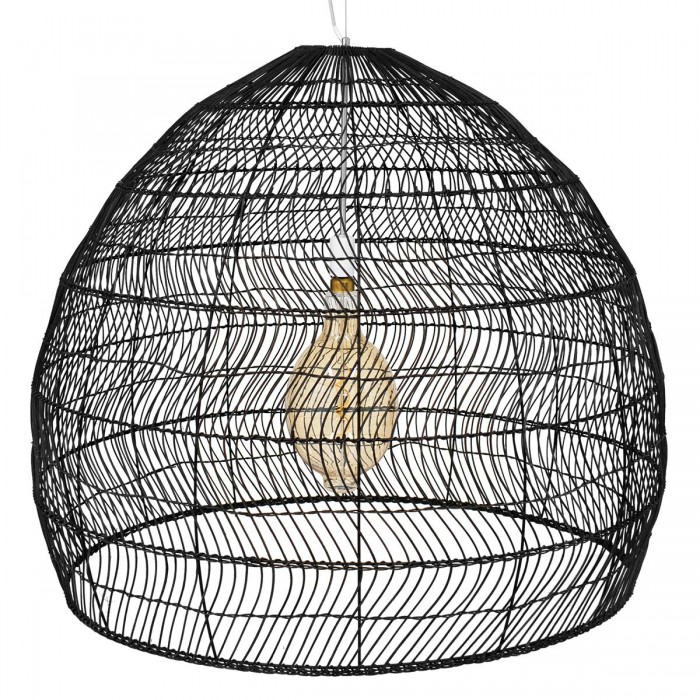 GloboStar® MALIBU 00966 Vintage Κρεμαστό Φωτιστικό Οροφής Μονόφωτο 1 x E27 Μαύρο Ξύλινο Μπαμπού Φ100 x Y86cm GloboStar® MALIBU 00966 Vintage Κρεμαστό Φωτιστικό Οροφής Μονόφωτο 1 x E27 Μαύρο Ξύλινο Μπαμπού Φ100 x Y86cm