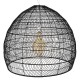 GloboStar® MALIBU 00966 Vintage Κρεμαστό Φωτιστικό Οροφής Μονόφωτο 1 x E27 Μαύρο Ξύλινο Μπαμπού Φ100 x Y86cm GloboStar® MALIBU 00966 Vintage Κρεμαστό Φωτιστικό Οροφής Μονόφωτο 1 x E27 Μαύρο Ξύλινο Μπαμπού Φ100 x Y86cm