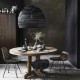 GloboStar® MALIBU 00966 Vintage Κρεμαστό Φωτιστικό Οροφής Μονόφωτο 1 x E27 Μαύρο Ξύλινο Μπαμπού Φ100 x Y86cm GloboStar® MALIBU 00966 Vintage Κρεμαστό Φωτιστικό Οροφής Μονόφωτο 1 x E27 Μαύρο Ξύλινο Μπαμπού Φ100 x Y86cm