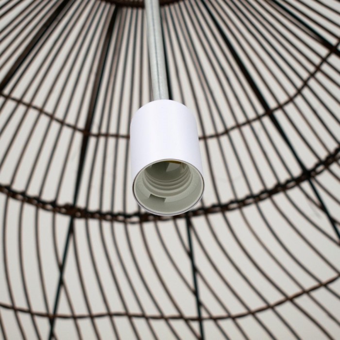 GloboStar® MALIBU 00967 Vintage Κρεμαστό Φωτιστικό Οροφής Μονόφωτο 1 x E27 Καφέ Ξύλινο Μπαμπού Φ100 x Y86cm GloboStar® MALIBU 00967 Vintage Κρεμαστό Φωτιστικό Οροφής Μονόφωτο 1 x E27 Καφέ Ξύλινο Μπαμπού Φ100 x Y86cm