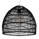 GloboStar® MALIBU 00969 Vintage Κρεμαστό Φωτιστικό Οροφής Μονόφωτο 1 x E27 Μαύρο Ξύλινο Μπαμπού Φ40 x Y35cm GloboStar® MALIBU 00969 Vintage Κρεμαστό Φωτιστικό Οροφής Μονόφωτο 1 x E27 Μαύρο Ξύλινο Μπαμπού Φ40 x Y35cm
