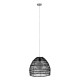 GloboStar® MALIBU 00969 Vintage Κρεμαστό Φωτιστικό Οροφής Μονόφωτο 1 x E27 Μαύρο Ξύλινο Μπαμπού Φ40 x Y35cm GloboStar® MALIBU 00969 Vintage Κρεμαστό Φωτιστικό Οροφής Μονόφωτο 1 x E27 Μαύρο Ξύλινο Μπαμπού Φ40 x Y35cm