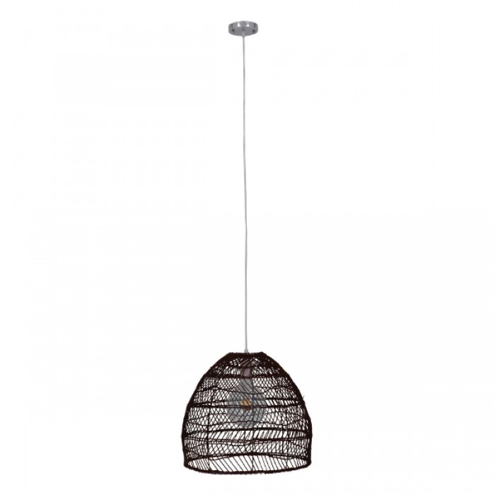 GloboStar® MALIBU 00970 Vintage Κρεμαστό Φωτιστικό Οροφής Μονόφωτο 1 x E27 Καφέ Ξύλινο Μπαμπού Φ40 x Y35cm GloboStar® MALIBU 00970 Vintage Κρεμαστό Φωτιστικό Οροφής Μονόφωτο 1 x E27 Καφέ Ξύλινο Μπαμπού Φ40 x Y35cm