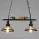 GloboStar® BILLIARD 00972 Vintage Industrial Κρεμαστό Φωτιστικό Οροφής Δίφωτο 2 x E27 Mαύρο Μεταλλικό Μ71 x Π25 x Υ30cm GloboStar® BILLIARD 00972 Vintage Industrial Κρεμαστό Φωτιστικό Οροφής Δίφωτο 2 x E27 Mαύρο Μεταλλικό Μ71 x Π25 x Υ30cm